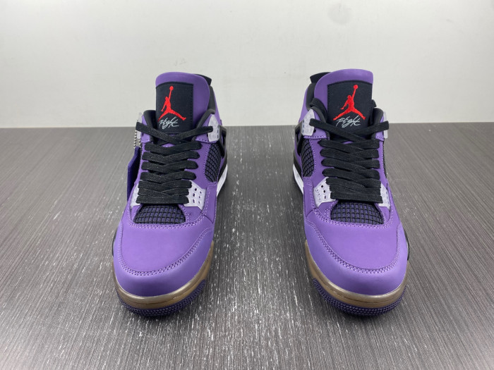 travis scott x air jordan 4 “purple” 308497-510