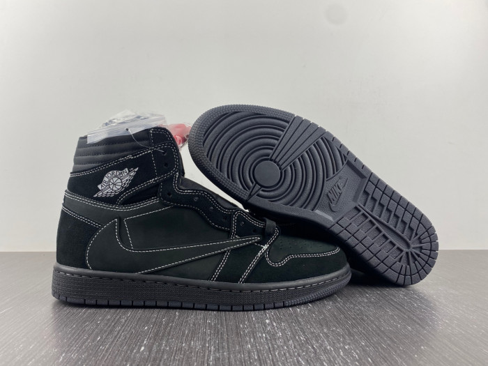 travis scott x air jordan 1 high og black phantom dm7866-001