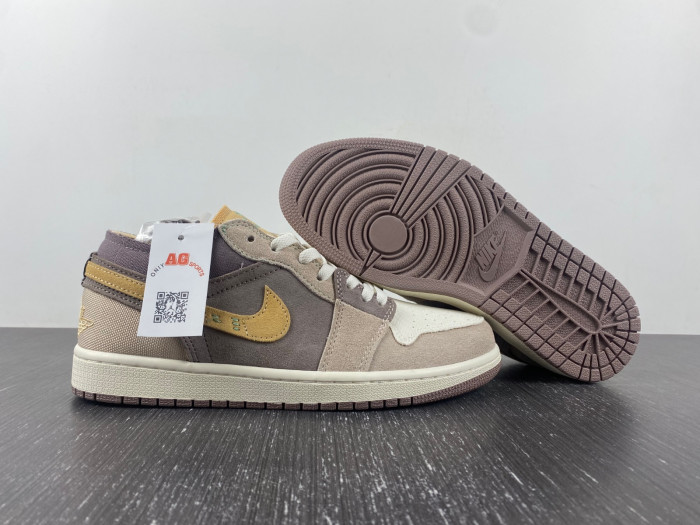 air jordan 1 low se craft “taupe haze” dn1635-200