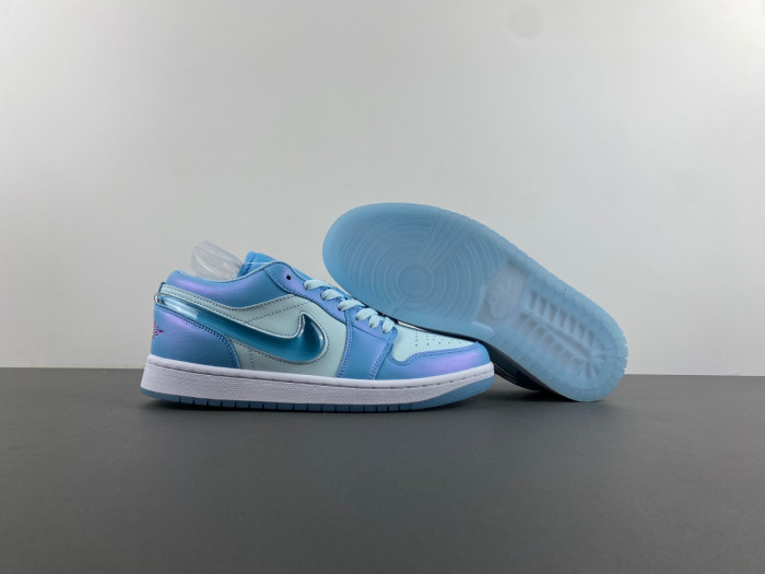 air jordan 1 low se aquarius blue (gs) fn7366-400