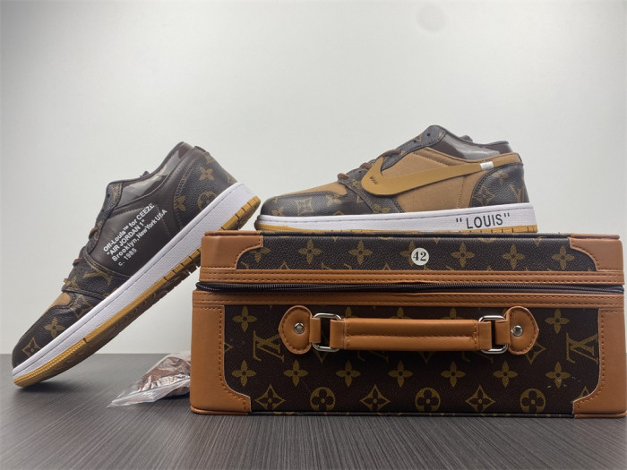 air jordan 1 ow top (with case)
