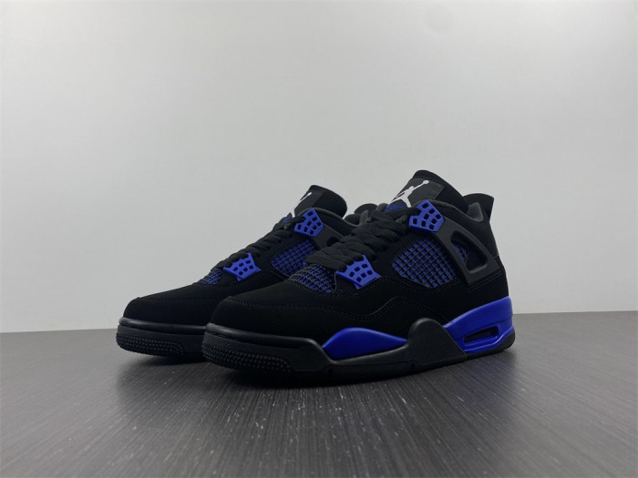 air jordan 4 retro black game royal