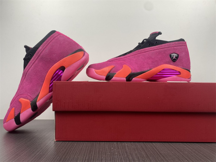 air jordan 14 retro low shocking pink dh4121-600