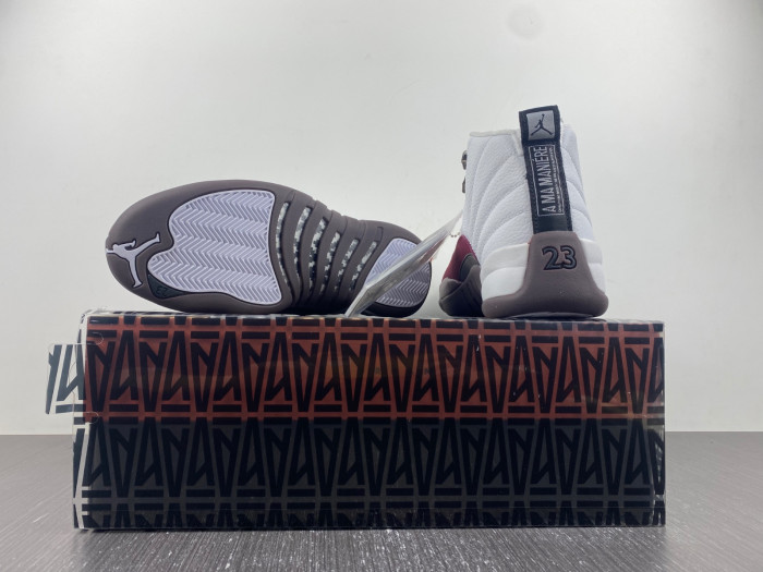 a ma maniére x air jordan 12 “white” dv6989-100
