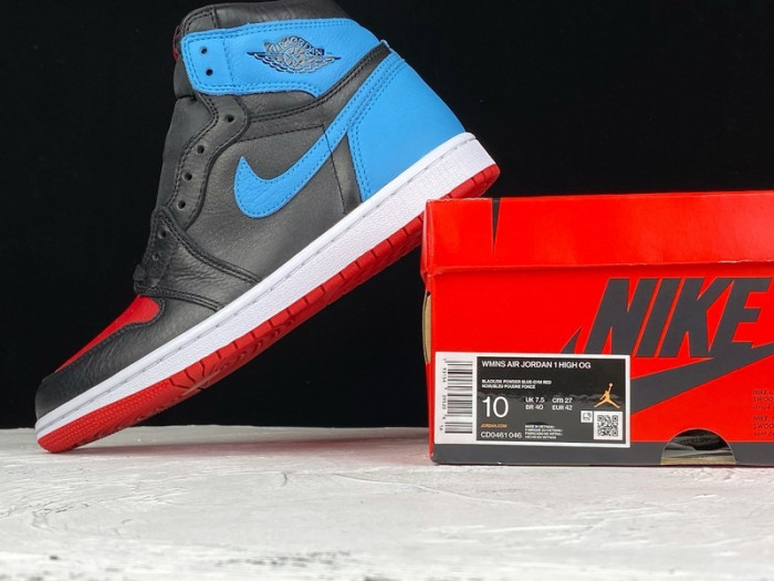 air jordan 1 unc to chicago cd0461-046