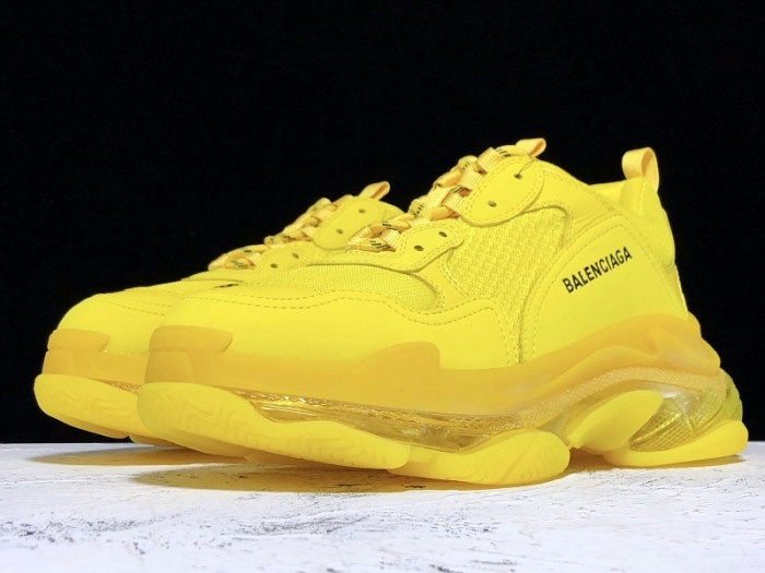 blcg sneaker triple.s.gomma yellow air cushion 541624 w09oh 1298
