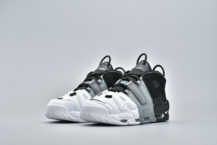nike air more uptempo tri-color black white grey 921948-002