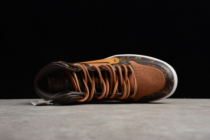 air jordan 1 ow aq0818-158 (with case)