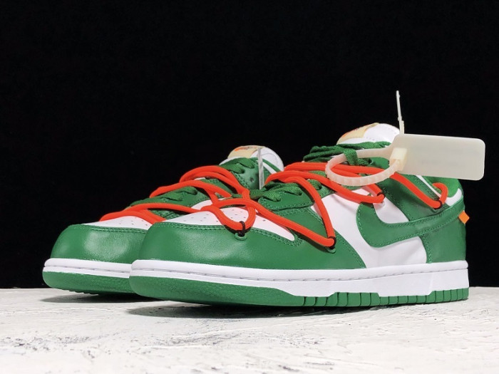 nike dunk low ow pine green ct0856-100