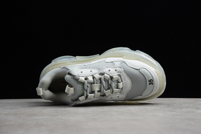 blcg triple s clear sole grey-white 544351 w09o1 1705
