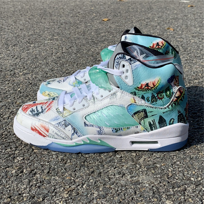 air jordan 5 retro wings (gs) av3663-900