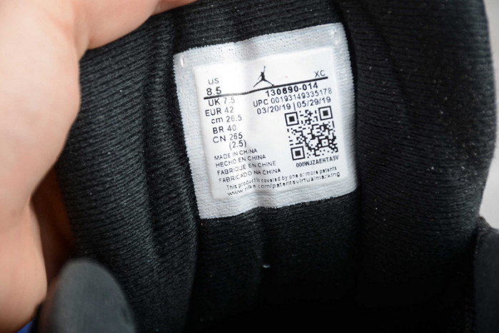 jordan 12 retro black game royal 130690-014