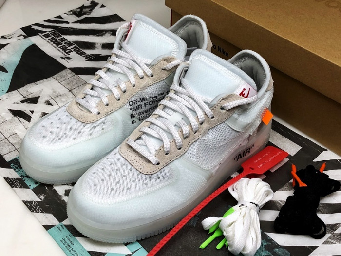 nike air force 1 low off white mens ao4606-100