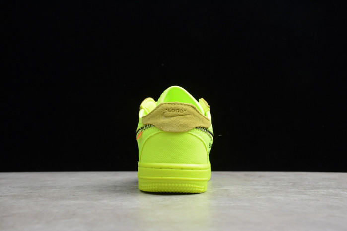 kids nike air force 1 td x ow volt hyper jade cone toddler bv0853-700