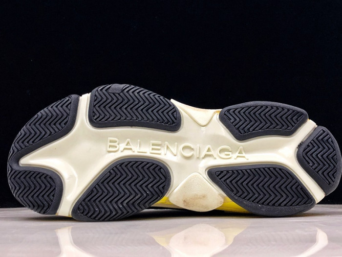 blcg sneaker triple.s.gomma black-yellow