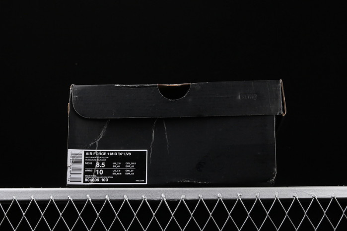 air force 1 mid utility white black 804609-103