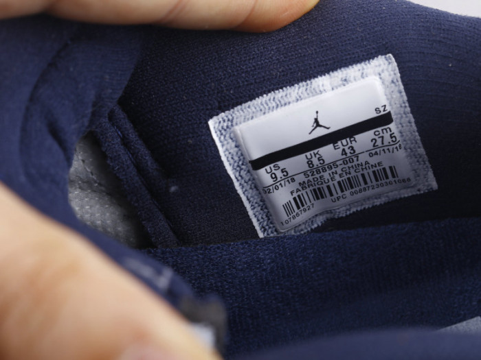 air jordan 11 retro low georgetown (gs) 528896-007