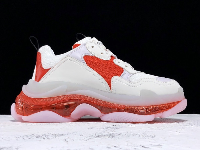 blcg sneaker triple.s.gomma white-red-grey