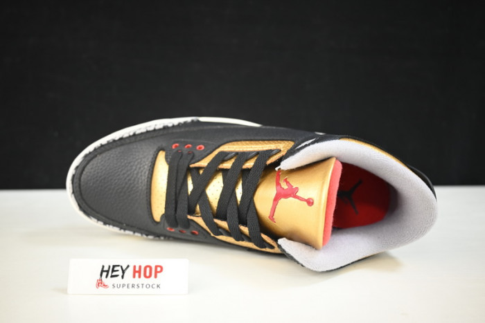 air jordan 3 wmns black gold ck9246-067