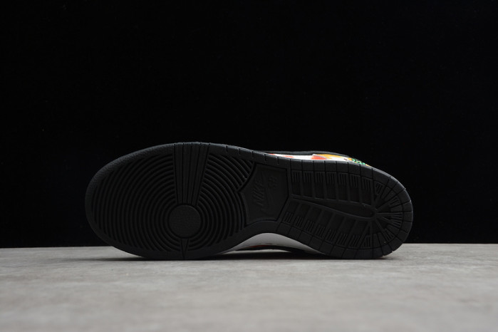 nike sb dunk low raygun tie-dye white bq6832-101