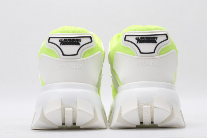 pra cloudbust thunder knit white and fluorescence green