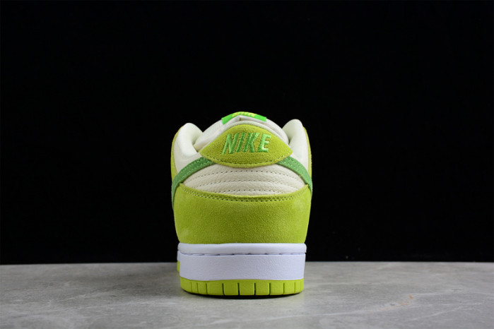 nike sb dunk low green apple dm0807-300