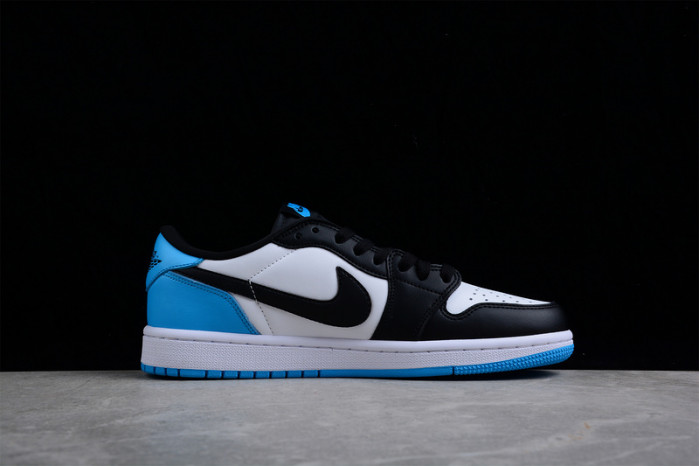 air jordan 1 retro low og black dark powder blue cz0790-104
