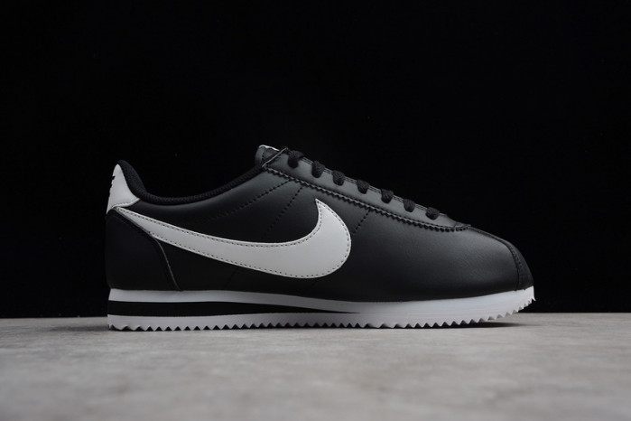 nike classic cortez black white (w) 807471-010