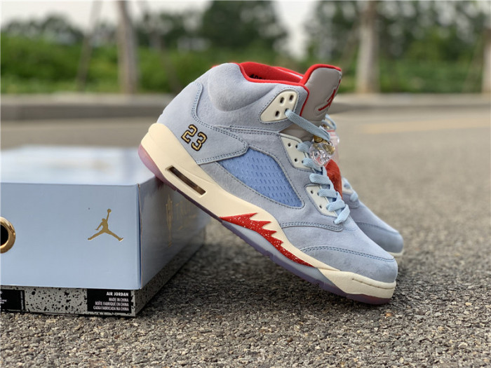 trophy room x air jordan 5 jsp ice blue ci1899-400