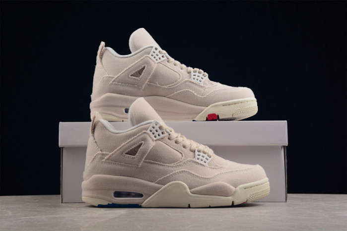 air jordan 4 retro blank canvas (w) dq4909-100
