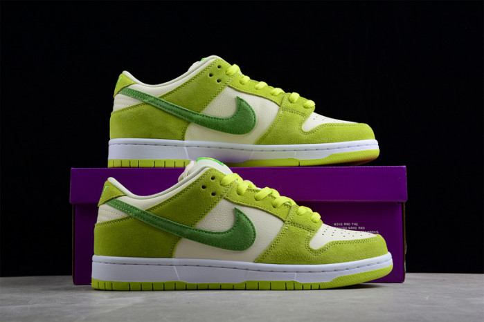 nike sb dunk low green apple dm0807-300