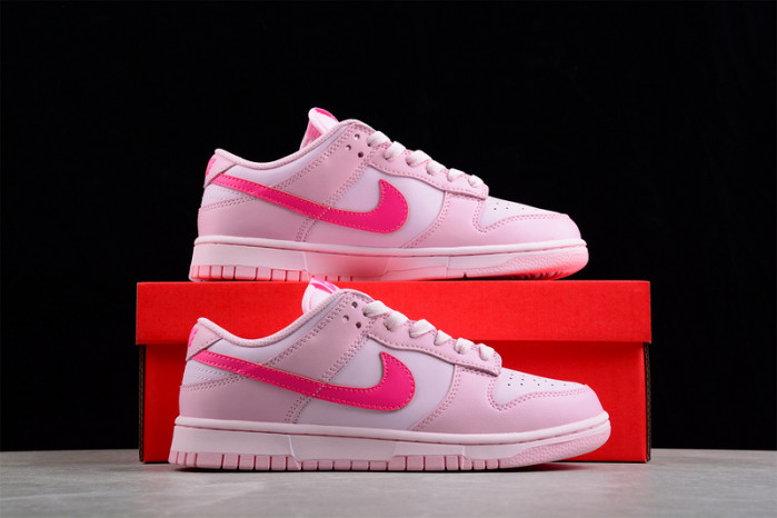 nike dunk low triple pink (ps) dh9756-600