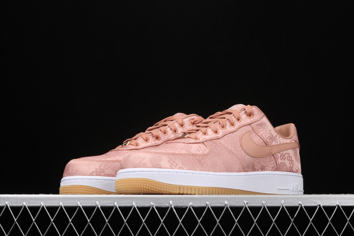 air force 1 low clot rose gold silk cj5290-600
