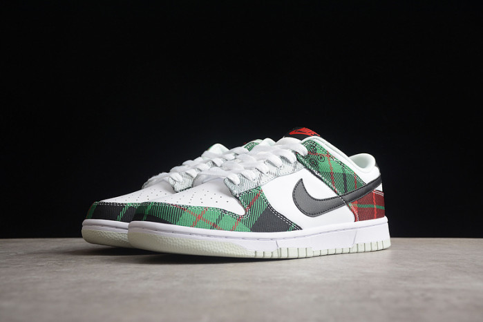 nike dunk low tartan plaid dv0827-100