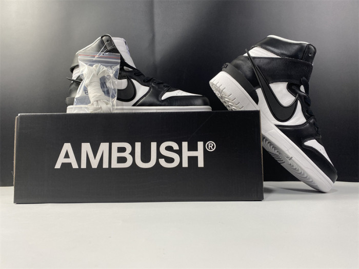 nike dunk high ambush black white cu7544-001