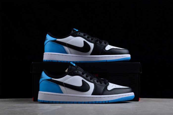 air jordan 1 retro low og black dark powder blue cz0790-104