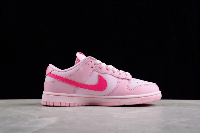 nike dunk low triple pink (ps) dh9756-600