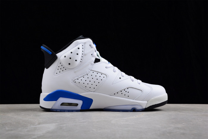 air jordan 6 retro sport blue 384664-107