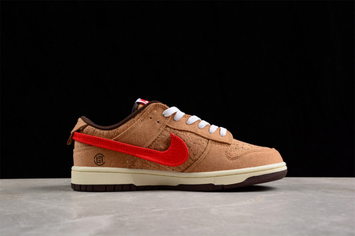 clot x nike dunk low “cork” fn0317-121