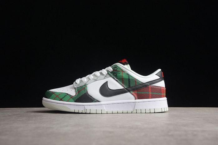 nike dunk low tartan plaid dv0827-100