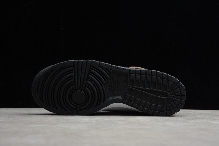 nike sb dunk low white black trail end brown 304292-102