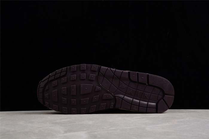 nike air max 1 patta waves rush maroon (with bracelet) do9549-001