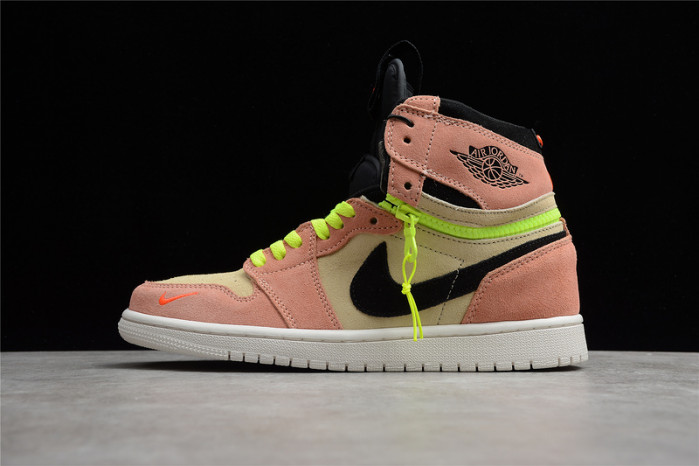 air jordan 1 high switch peach cw6576-100