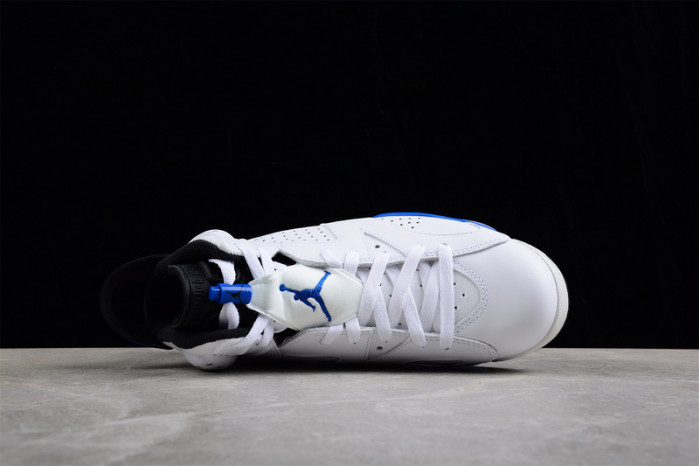 air jordan 6 retro sport blue 384664-107