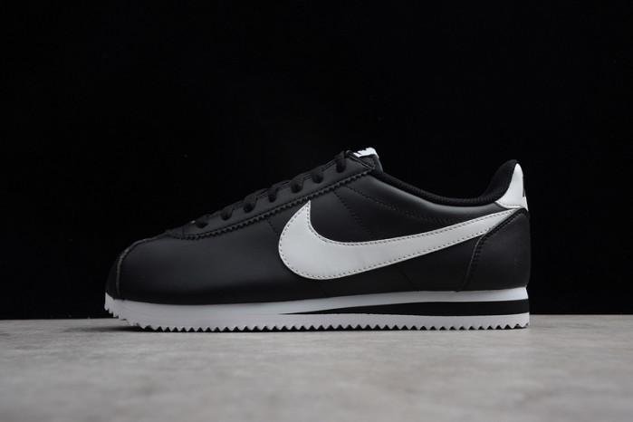 nike classic cortez black white (w) 807471-010