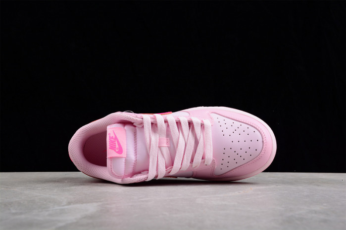 nike dunk low “triple pink” dh9765-600