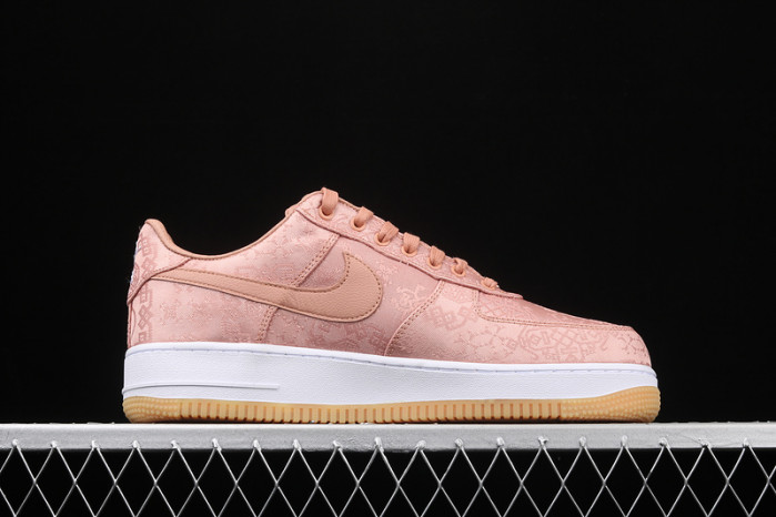 air force 1 low clot rose gold silk cj5290-600