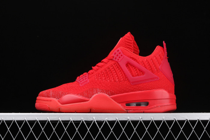air jordan 4 flyknit “red” aq3559-600