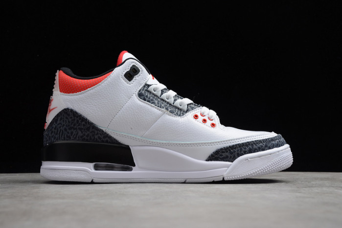 air jordan 3 retro se fire red denim (2020) cz6431-100