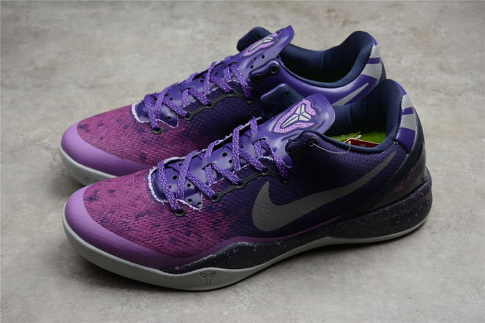 nike kobe 8 playoffs purple platinum 555035-500